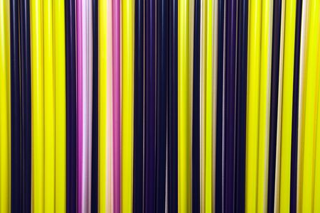 Multicolored abstract background: stripes of blue, yellow. Cocktail Tube Fragmentsの写真素材