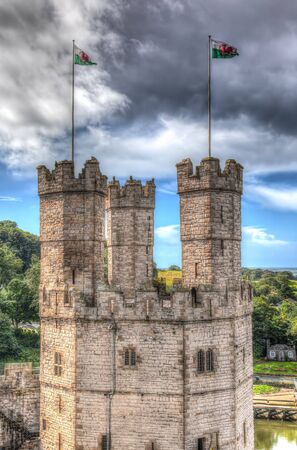 Castle in north walesのeditorial素材