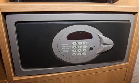 Safe in hotel room