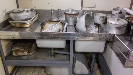 Lots of washing up