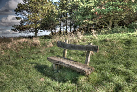 Chair in peak district UKの写真素材