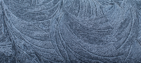 Cold natural Frost pattenの写真素材