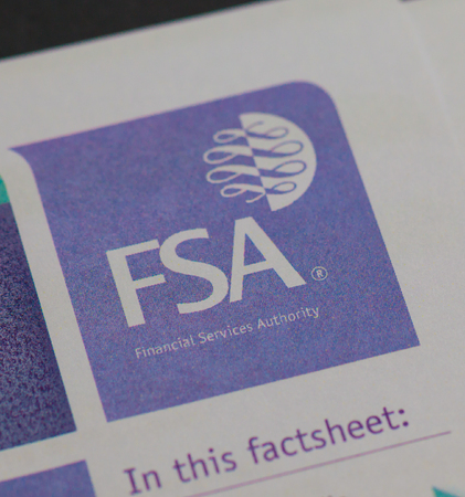 Paperwork from FCA and FSA ahead of swap overのeditorial素材