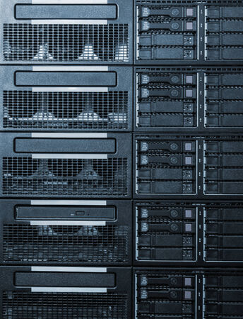 Small business server rack with keyboard