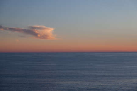 clouds at sunset at sea