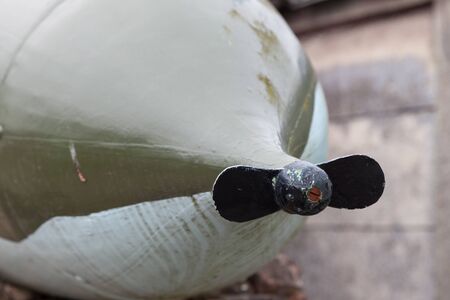 V1 rocket isolate on a white backgroundの写真素材