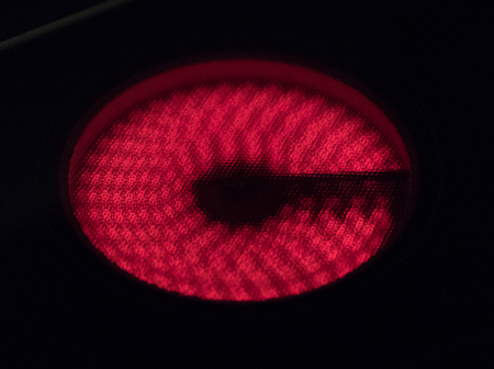 electric cooker ring on premium ovenの写真素材