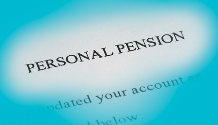 personal pension close up macro shotの写真素材