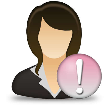 warning iconの写真素材