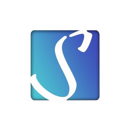 S alphabet iconの写真素材