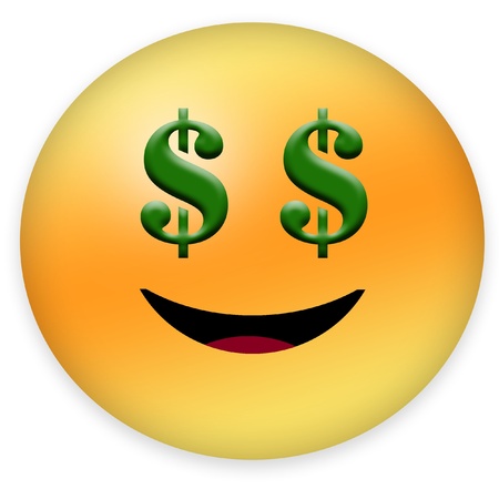 feeling luckyの写真素材