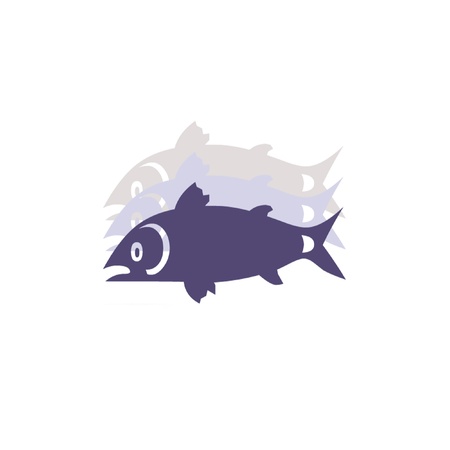 fish iconの写真素材