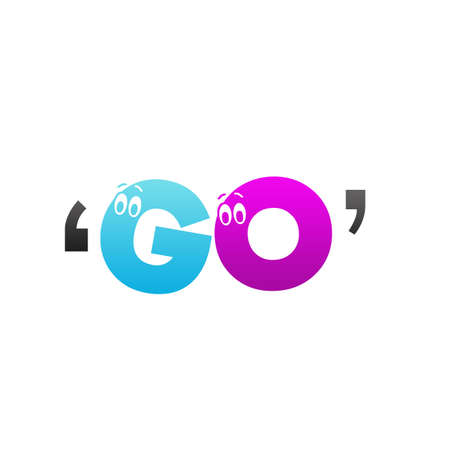 Go text technology symbolの写真素材