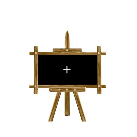 Wooden easelのイラスト素材