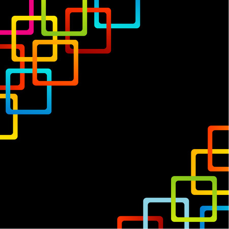 Background with colorful squaresのイラスト素材