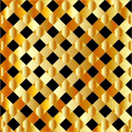 Gold grid backgroundのイラスト素材