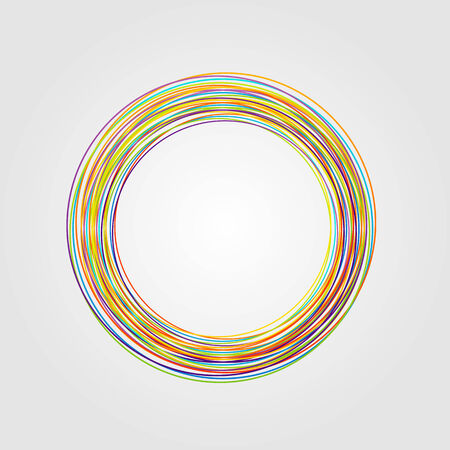 Design element with colorful circlesのイラスト素材