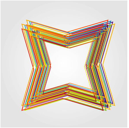 Star shaped design elementのイラスト素材