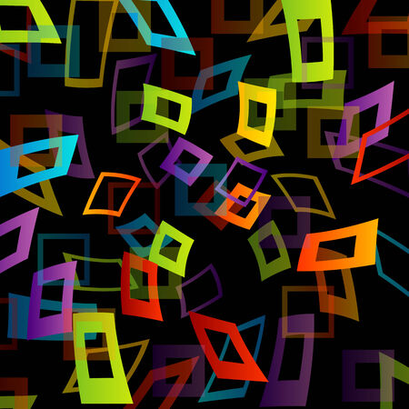 Background with colorful squaresのイラスト素材