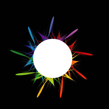 Abstract colorful design elementのイラスト素材