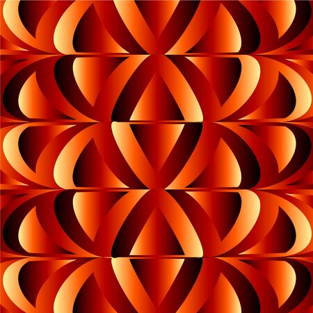 Optical illusion with trianglesのイラスト素材