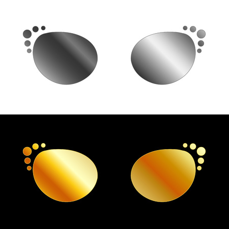 Optic shop logoのイラスト素材