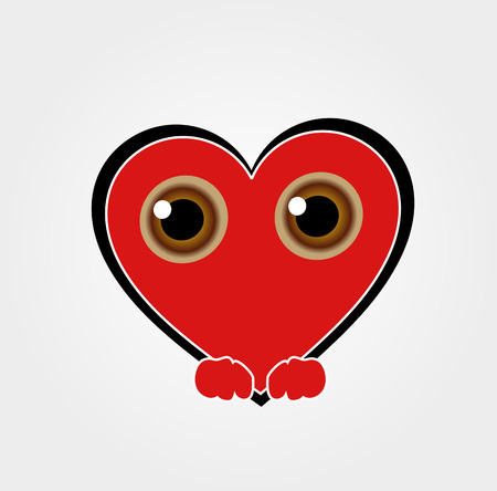 Heart Face Happy Emoticonのイラスト素材