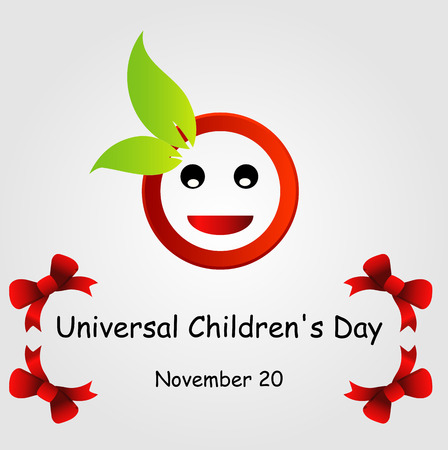 Universal Childrens day- November 20のイラスト素材