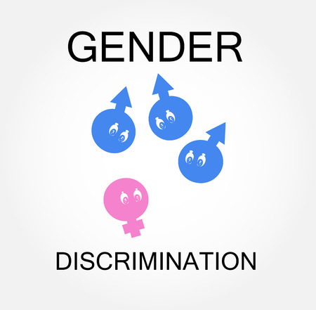 Gender discriminationのイラスト素材