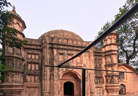 Shahbaz Khan Mosque Mughal style Architectural monumentの写真素材