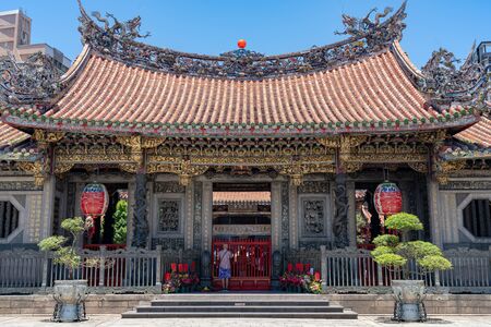 Bangka Longshan Temple, is a Chinese folk religious temple in Wanhua District.のeditorial素材