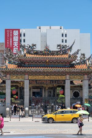 Gate of Bangka Longshan Temple, is a Chinese folk religious temple in Wanhua District.