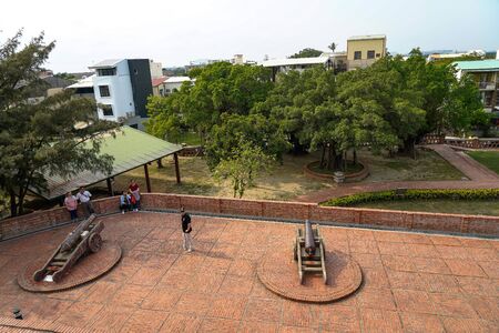 Anping Old Fort in Tainan, Taiwan. Anping Fort is built on the foundations of the Dutch run named Fort Zeelandia.のeditorial素材