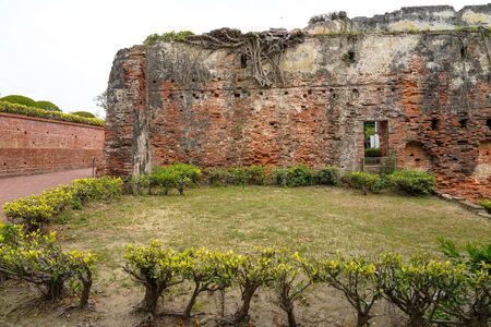 Anping Old Fort in Tainan, Taiwan. Anping Fort is built on the foundations of the Dutch run named Fort Zeelandia.のeditorial素材