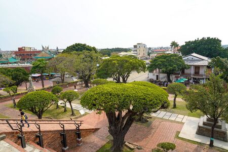 Anping Old Fort in Tainan, Taiwan. Anping Fort is built on the foundations of the Dutch run named Fort Zeelandia.のeditorial素材