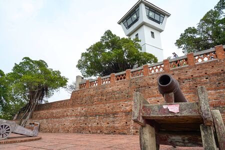 Anping Old Fort in Tainan, Taiwan. Anping Fort is built on the foundations of the Dutch run named Fort Zeelandia.のeditorial素材