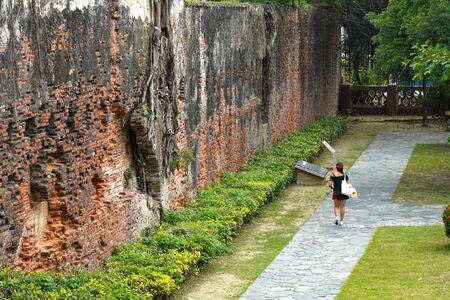 Anping Old Fort in Tainan, Taiwan. Anping Fort is built on the foundations of the Dutch run named Fort Zeelandia.のeditorial素材