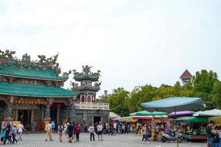 Anping Tianhou Temple, also known as the Kaitai Tianhou or Mazu Temple in the Anping District of Tainan, Taiwan.のeditorial素材