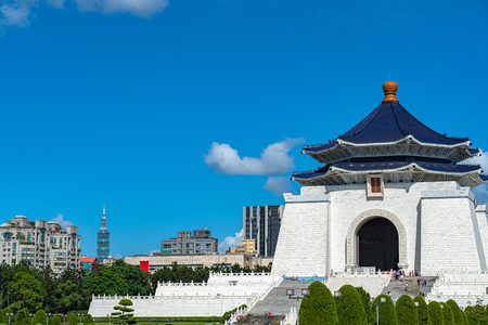 The National Taiwan Democracy Memorial Hall main buildingのeditorial素材