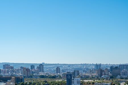 Taichung city Beitun District skyline in sunny day. A lot of green space in this area. Taichung,...