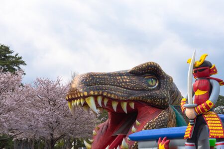 The Shizuoka Festival is Shizuoka citys biggest Spring festival. During the festival it has lot of performance on this festival. Parade, taiko drum and concert.のeditorial素材