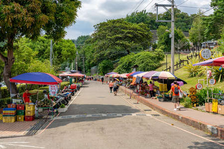 Dakeng scenic hiking and biking trails area. Beitun District, Taichung, Taiwan.