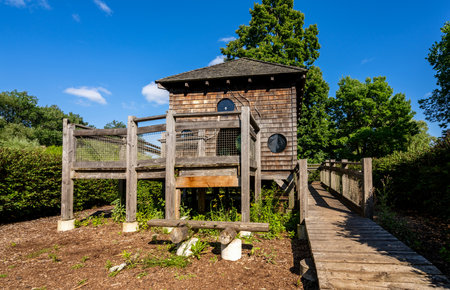 Toronto Islands Park Centre island Franklin Children's Garden. Toronto, Ontario, Canada.のeditorial素材