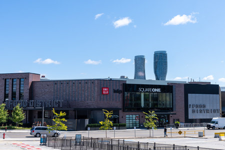 Mississauga, Ontario, Canada - July 25 2021 : Square One Shopping Centre.のeditorial素材