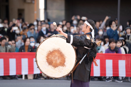 Kyoto, Japan - October 22 2023 : Jidai Matsuri (Festival of the Ages), one of Kyoto three major festivals.のeditorial素材