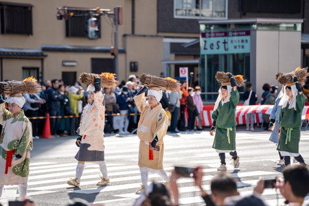 Kyoto, Japan - October 22 2023 : Jidai Matsuri (Festival of the Ages), one of Kyoto three major festivals.のeditorial素材
