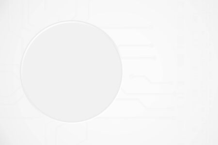 Modern abstract technology background with electronics circuit board chip layout elements and copy spaceの写真素材