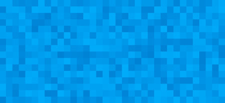 Blue squares or cubes mosaic abstract