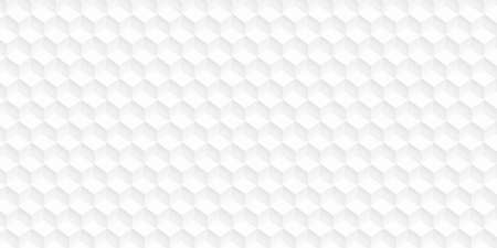 Small, white isometric cube or boxes background, 3D illustrationの写真素材