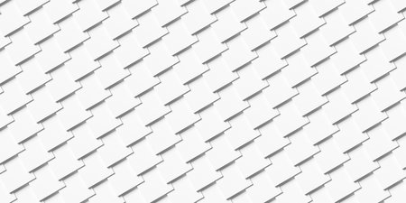Overlapping square boxes grid geometrical background wallpaper banner pattern, 3D illustrationの写真素材